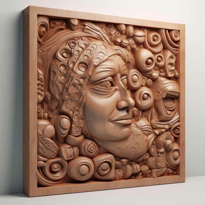 نموذج ثلاثي الأبعاد لآلة CNC 3D Art 